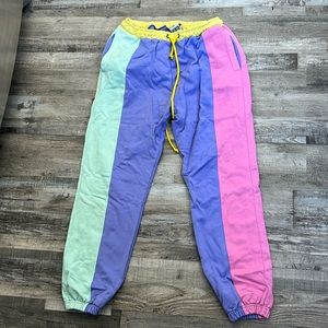 Teddy Fresh Colorblock sweatpants Large